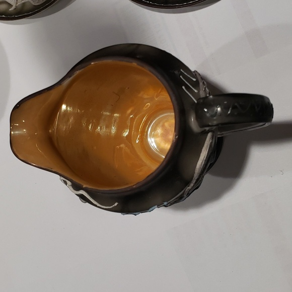 Demitasse Textured White Dragon Set - Picture 6 of 8